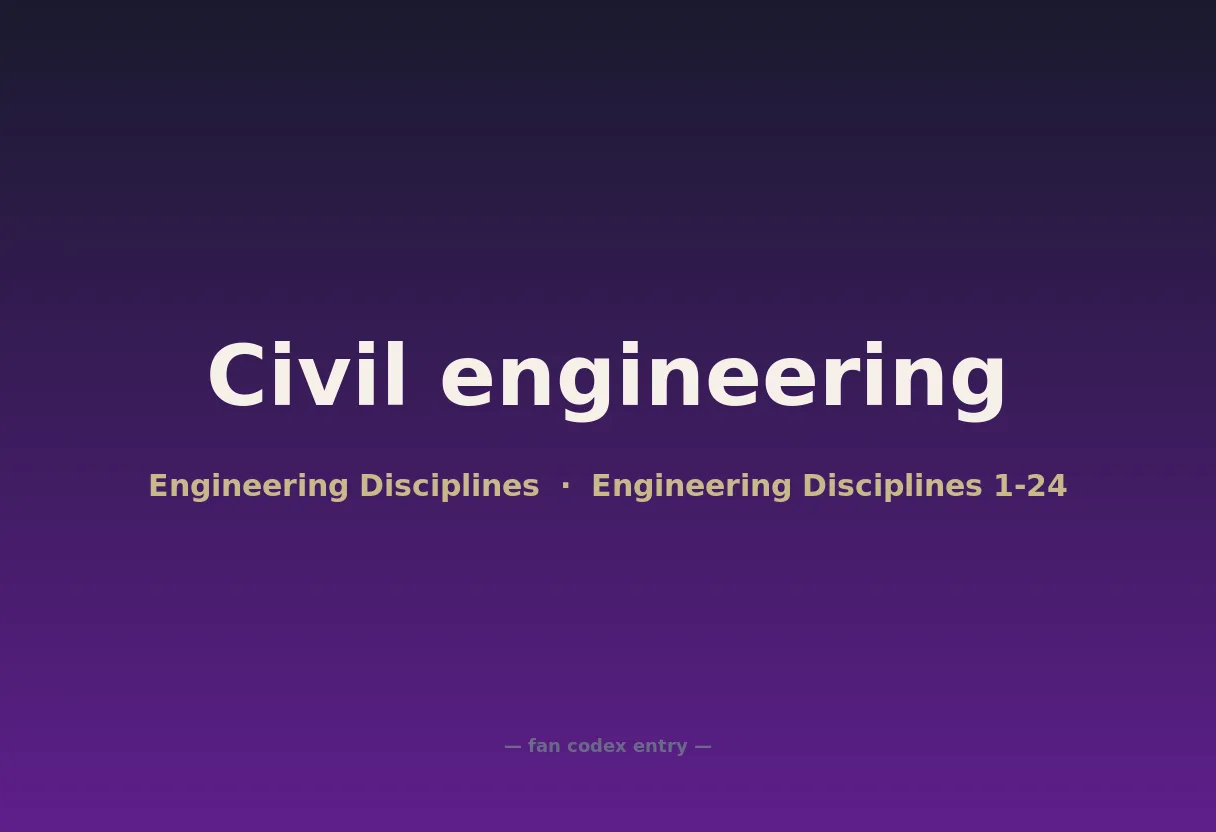 Civil engineering