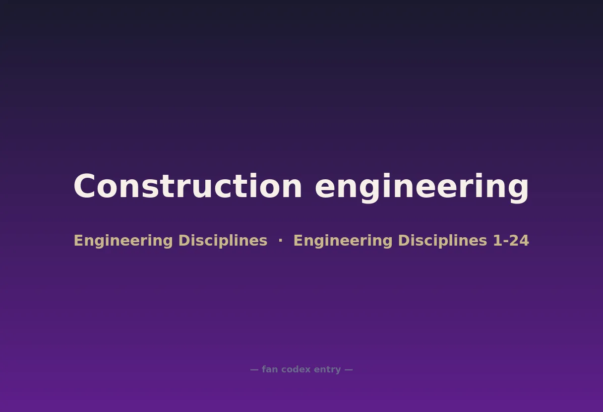 Construction engineering