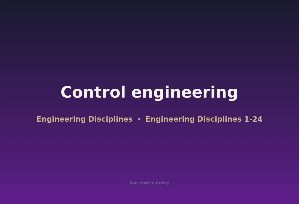 Control engineering