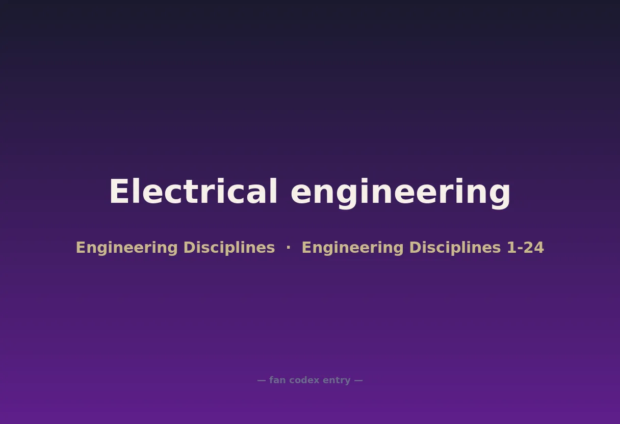 Electrical engineering