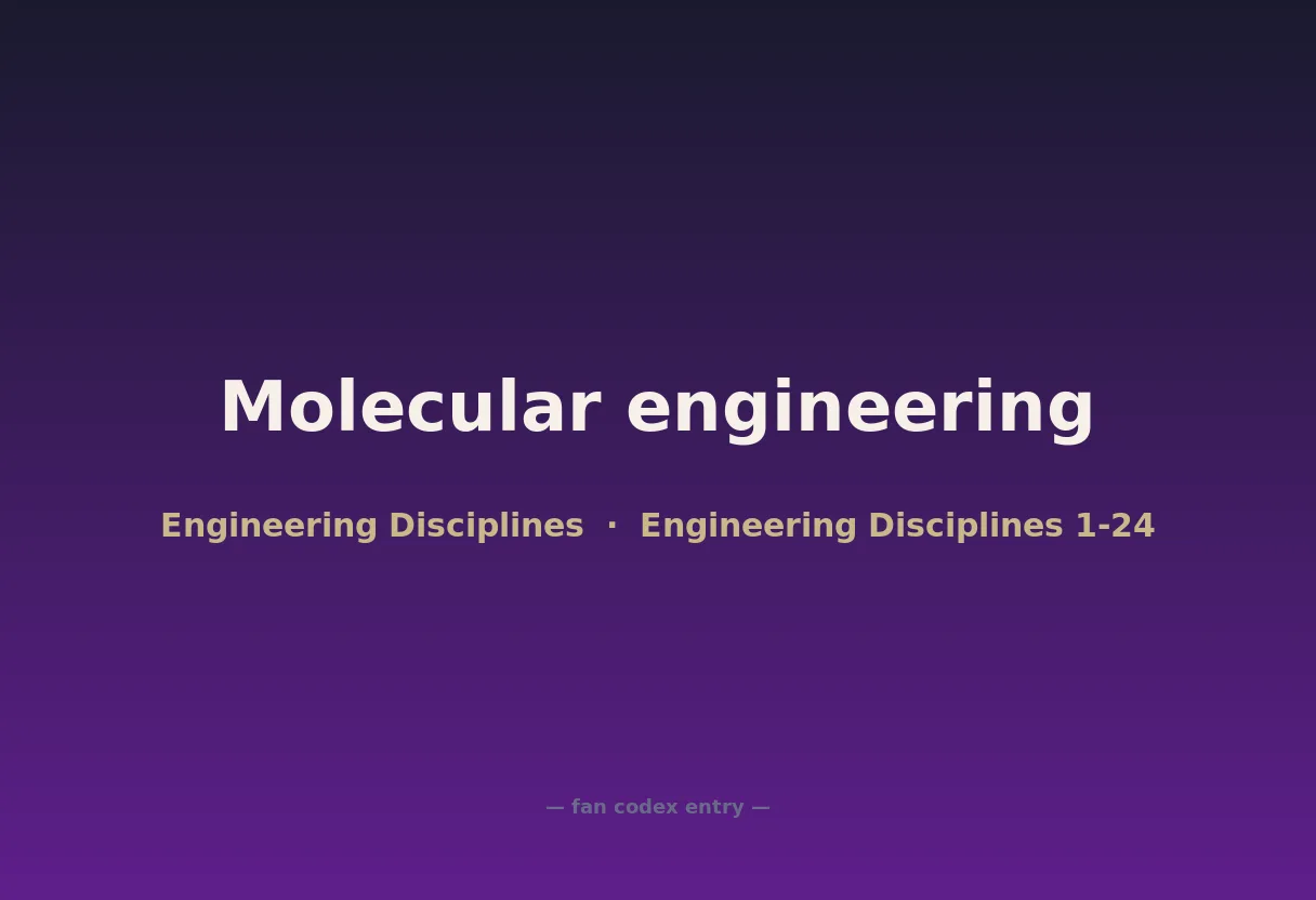 Molecular engineering