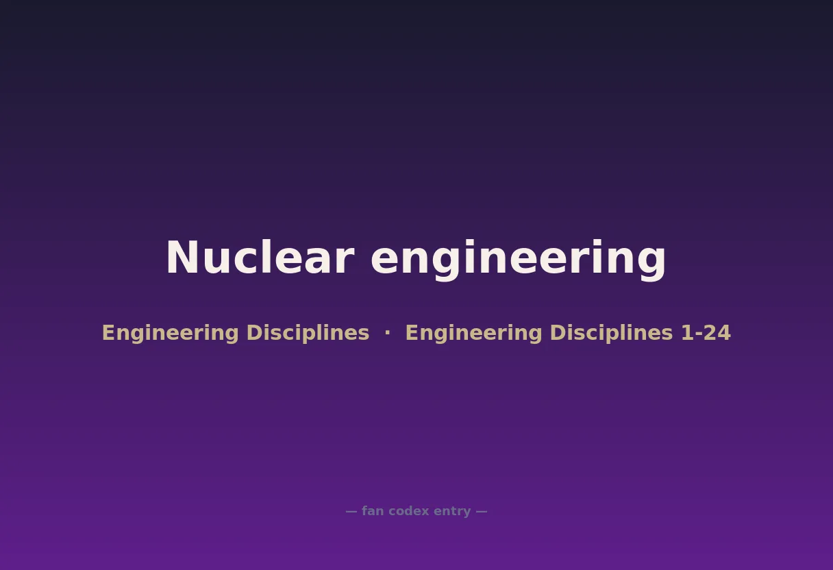Nuclear engineering